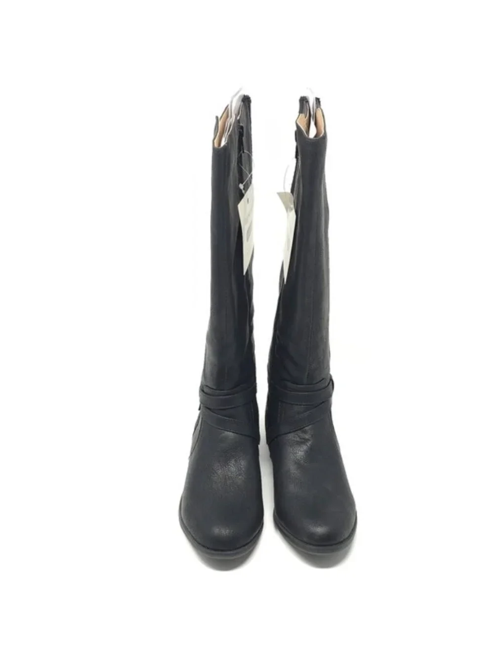 LifeStride Xtrovert Black Wide Calf Riding Boots  Water-Resistant